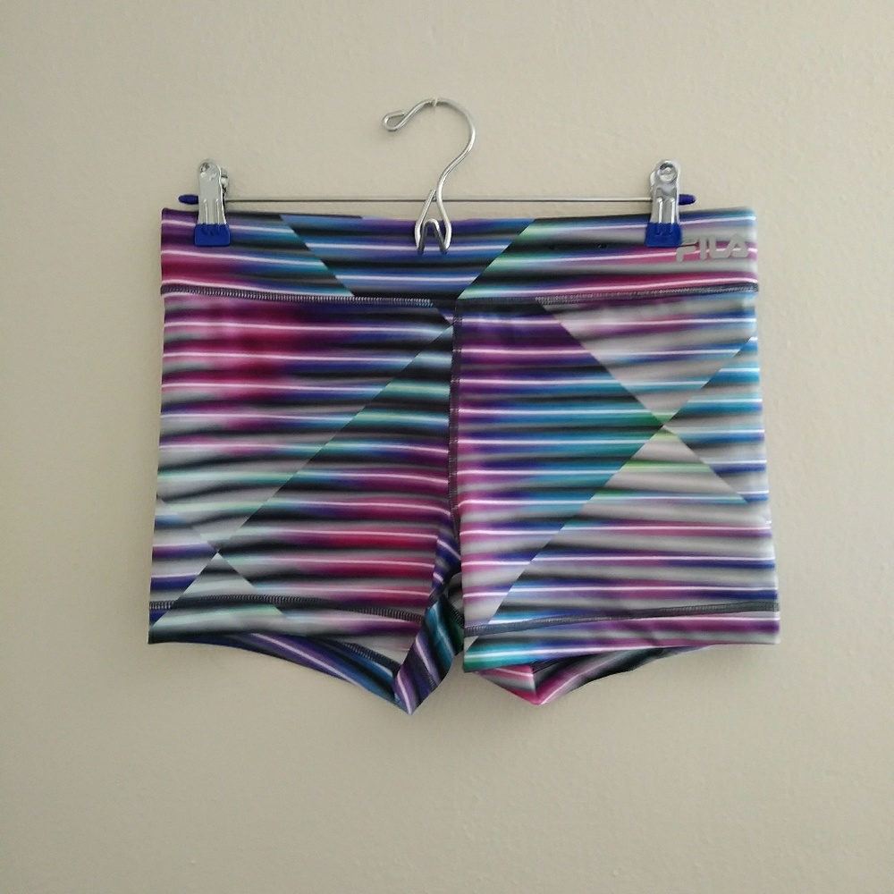 FILA SPORT athletic spandex shorts, M